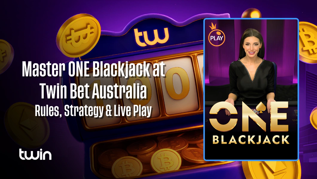 Master ONE Blackjack at Twin Bet Australia